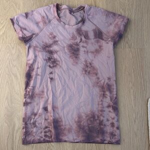 Lululemon Tie-Dye Short Sleeve Tee - Lavender Plum